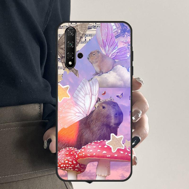 

Cartoon Capybara For Huawei Nova Y70 Y90 Y60 Y61 Y91 Y72 9 10 SE 12i 12s 11i 5T P60 Pro P20 P30 P40 Lite Case Huawei P60 Pro