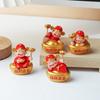 Lucky God Of Wealth Resin Figurine For Home Office Celebration Gift