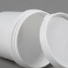 1L Transparent Food Grade Plastic Bucket with Lid for Laundry Pods or Washing Powder
