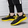 Męskie Lekkie Oddychające Codzienne Buty Sportowe Letnie Nowe Sznurowane Outdoor Antypoślizgowe Miękka Podeszwa Siatkowe Buty do Biegania Męskie Sneakersy