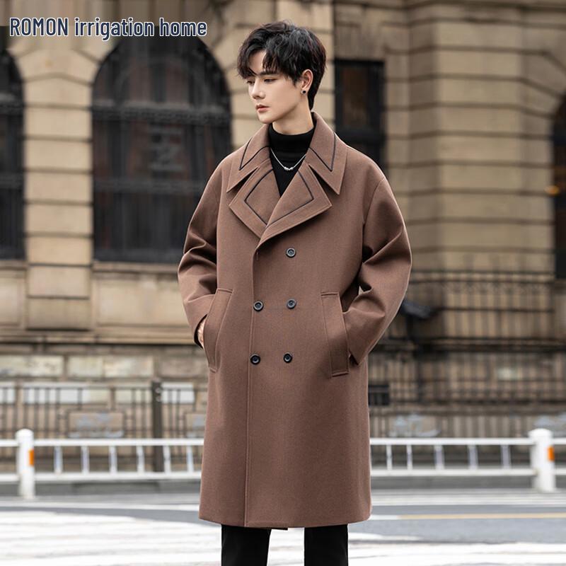 

ROMON Мужское полупальто из смесовой шерсти средней длины M