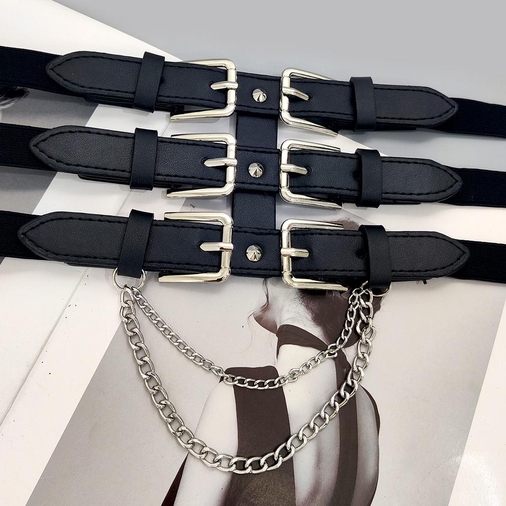 Cintura A Corsetto Elastica Donna In Ecopelle – Fascia Vita Regolabile Con Lacci – Stile Gotico E Medievale – Marrone, Perfetta Per Halloween E Cosplay