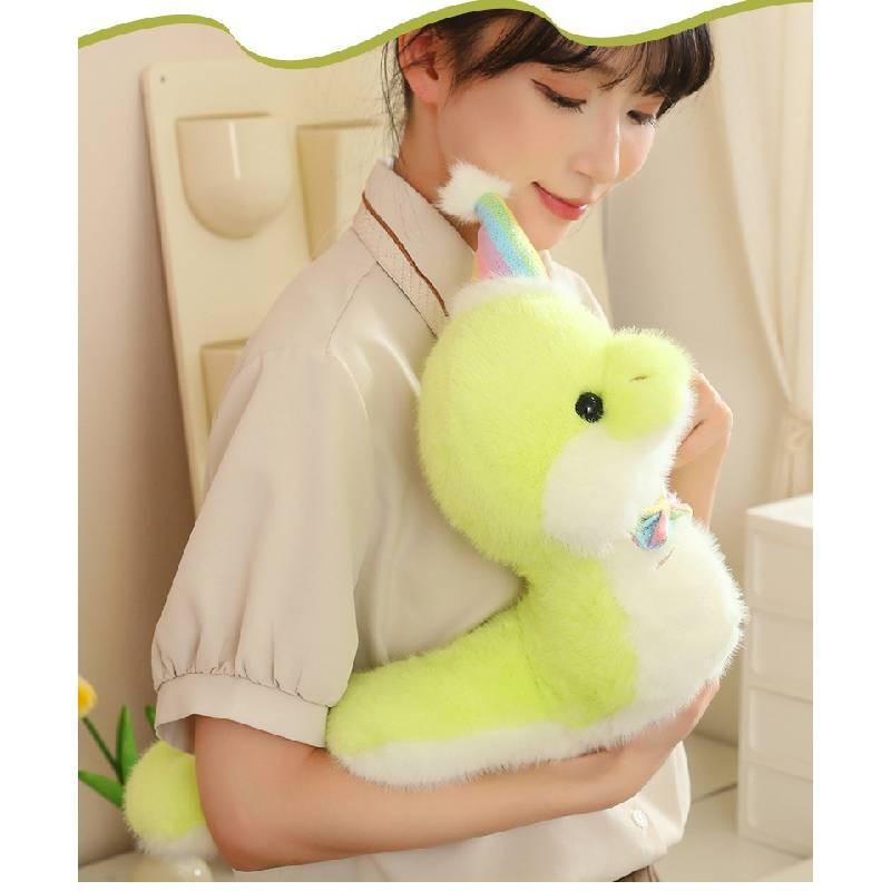 Birthday Snake Hat Animal Plush Toy Cartoon Stuffed Doll Room Gift Decoration