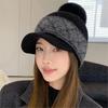 Hat Cold-proof New Winter Velvet Cycling Warm Wool Hat Cap Cap Thickened Ear Protector Knitted Hat