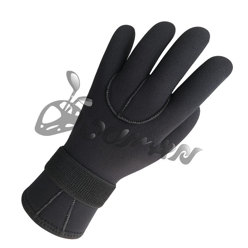 Men's Winter Diving and Fishing Gloves 3mm/5mm - Anti-slip, Anti-puncture, Wear-resistant, Warm, Cold-proof Scuba Wetsuit Gloves
