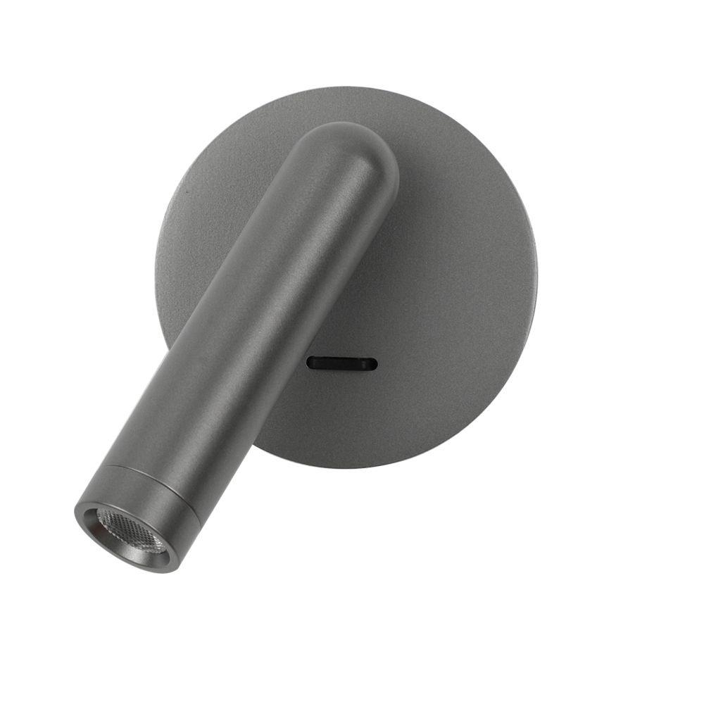Kinkiet LED 2,5W Z Reflektorkiem I Włącznikiem CARDA WL-64834-1-GR Italux