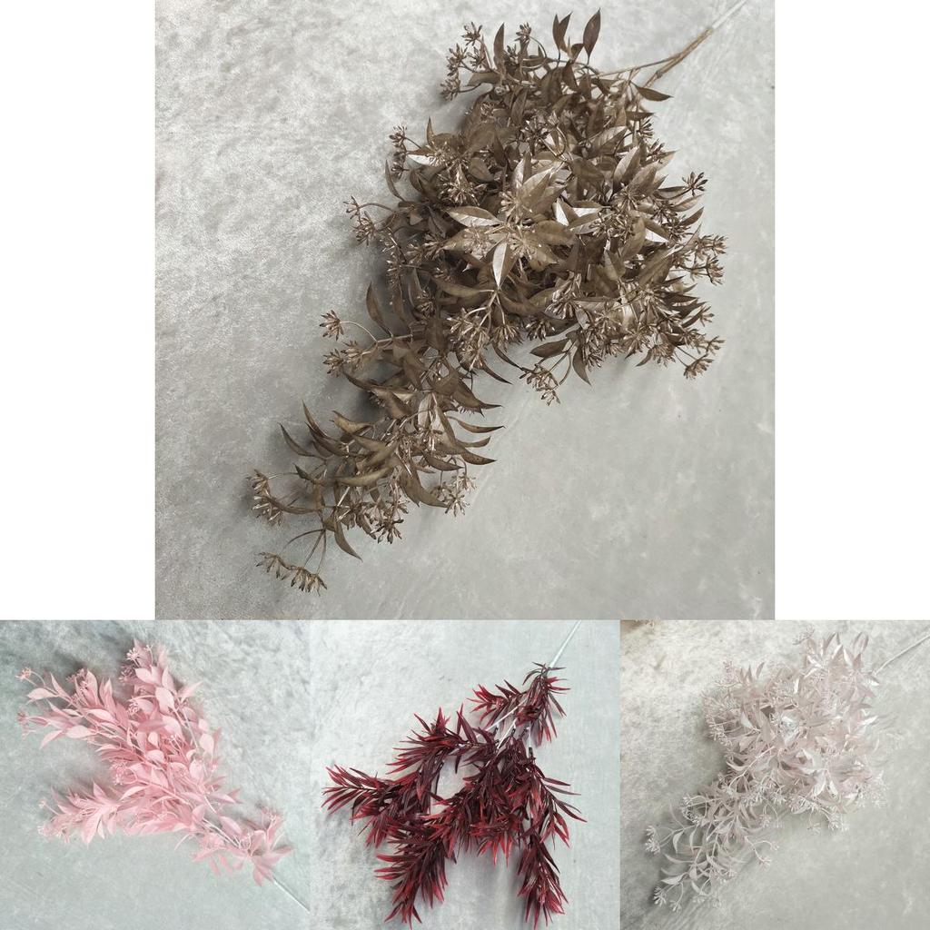 Realistic Artificial Aquatic Flowers Plastic Mist Effect Bouquets For Aquarium Home Decoration