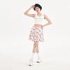 New MLB Los Angeles Dodgers Casual Short Skirts Women's Cream 3FSKM0133-07CRS