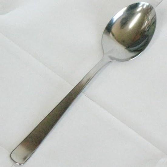 Nagao Hakaku Dinner Spoon 17.8cm 12-piece Set Stainless Steel Dishwasher Safe Commercial Use Made Japan