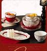 French Rose Engagement Dinnerware Set: Wedding & Housewarming Gift for Newlyweds
