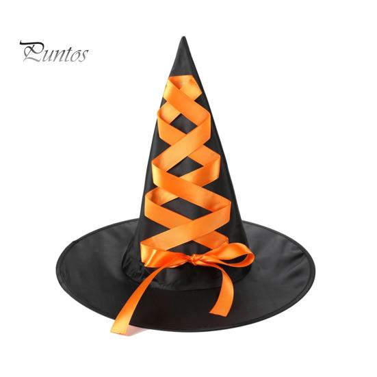Classic Wizard Character Headwear Halloween Witch Hat, Reusable Oxford Cloth Pointed Stage Performance Costume Hat for Costume, Carnival, Masquerade,