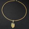 European and American Men's Hip-hop Domineering Crown Lion King Necklace Lion Necklace