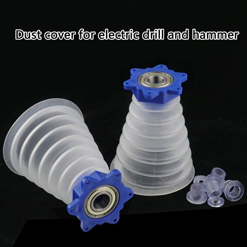 Drill Dust Cover Collector Drilling Holes Dust Catcher Bowl Scalable Dust Cover for Electric Drill Bit Home Accessories