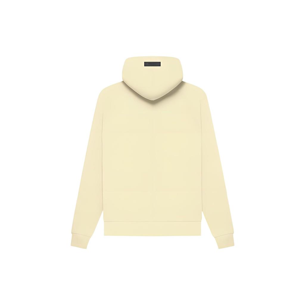 Fear of God Essentials Fleece Hoodie With Printed Logo Unisex Tops Canary-Yellow FOG-FW22-652