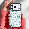 Cute Butterfly Phone Case for iPhone 17 16 15 14 13 Pro Max Back Cover for 12 11 Pro Coque