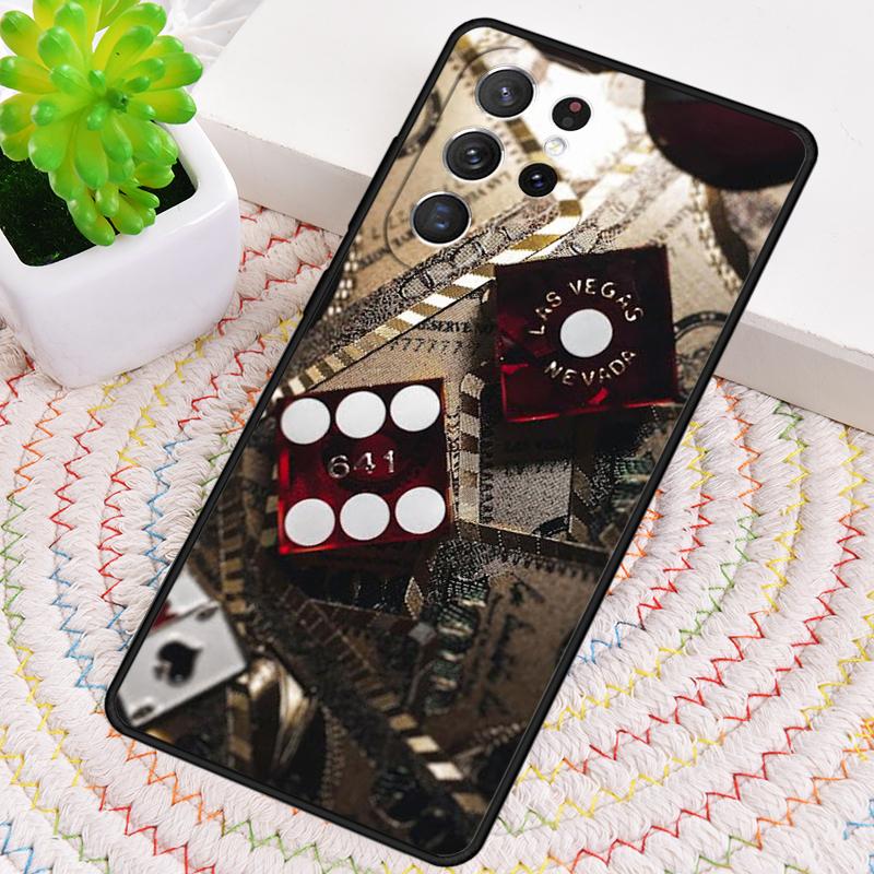 Dices Poker Casino Phone Case for Samsung Galaxy note 10 pro S26 Ultra S23 S24 FE S25 S21 S22 PLUS shockproof Cove