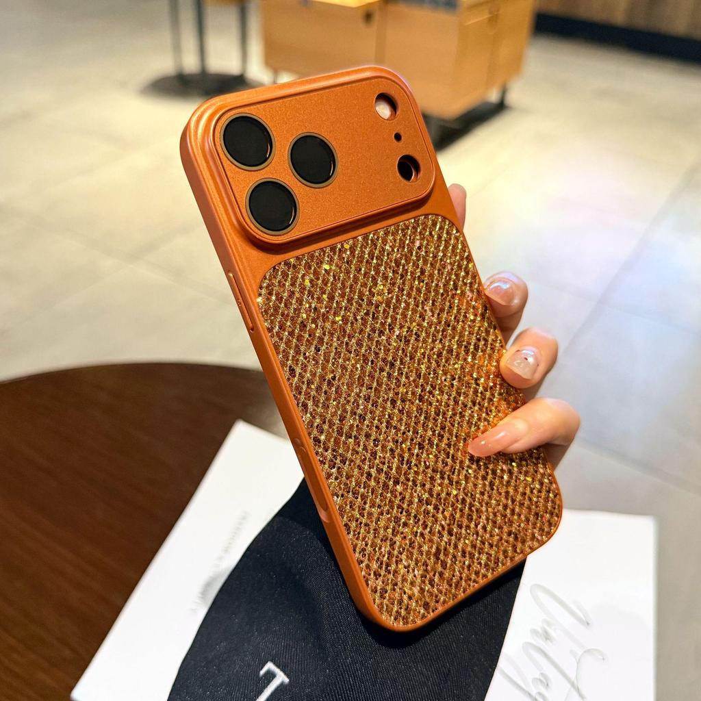 Transforms into 17 iPhone 16 Pro Max cases with high-flash sequins, suitable for Apple 14/15 Plus.