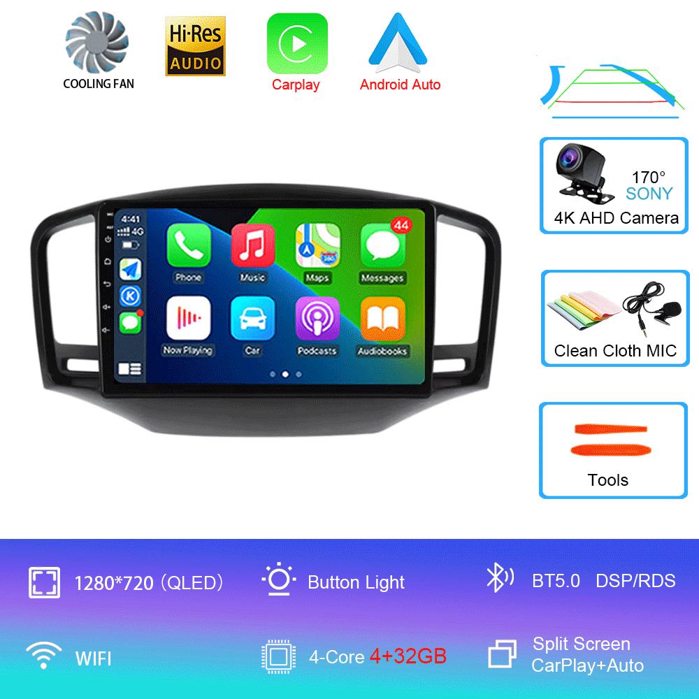 Android 14 For Roewe350 2010-2016 MG(350) 2010-2012 Car Multimedia Radio GPS CarPlay 360 Panoramic Voice Control 4G WiFi Head Un