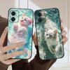 Cat In the Water For Moto Edge 40 50 Neo 5G E 14 15 G04 G05 4G G24 G34 G35 G54 POWER G55 G75 G84 85 Silicone Soft Phone Case