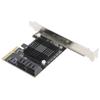Expansion Card PCIE To 5 Ports SATA3.0 Module Converter Board JMB585 Chip for Computer