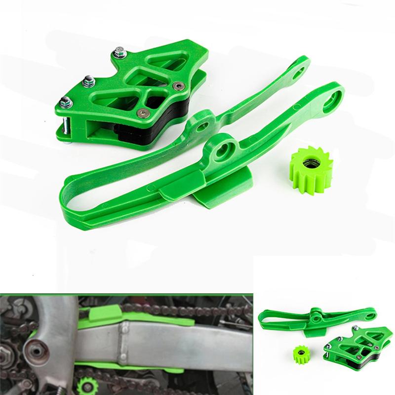 A16P-Flat Fork Rubber Chain Guide Chain Chain Drag For Kawasaki KXF250 KXF450 KX250F KX450F KXF 250 Rubber Guide Wheel Chain Rub
