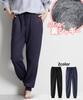 Nissen Loungewear Fluffy Ribbed Size Women's Bottoms, Lining, Hem, Denim-Style Navy, S, Autumn/Winter