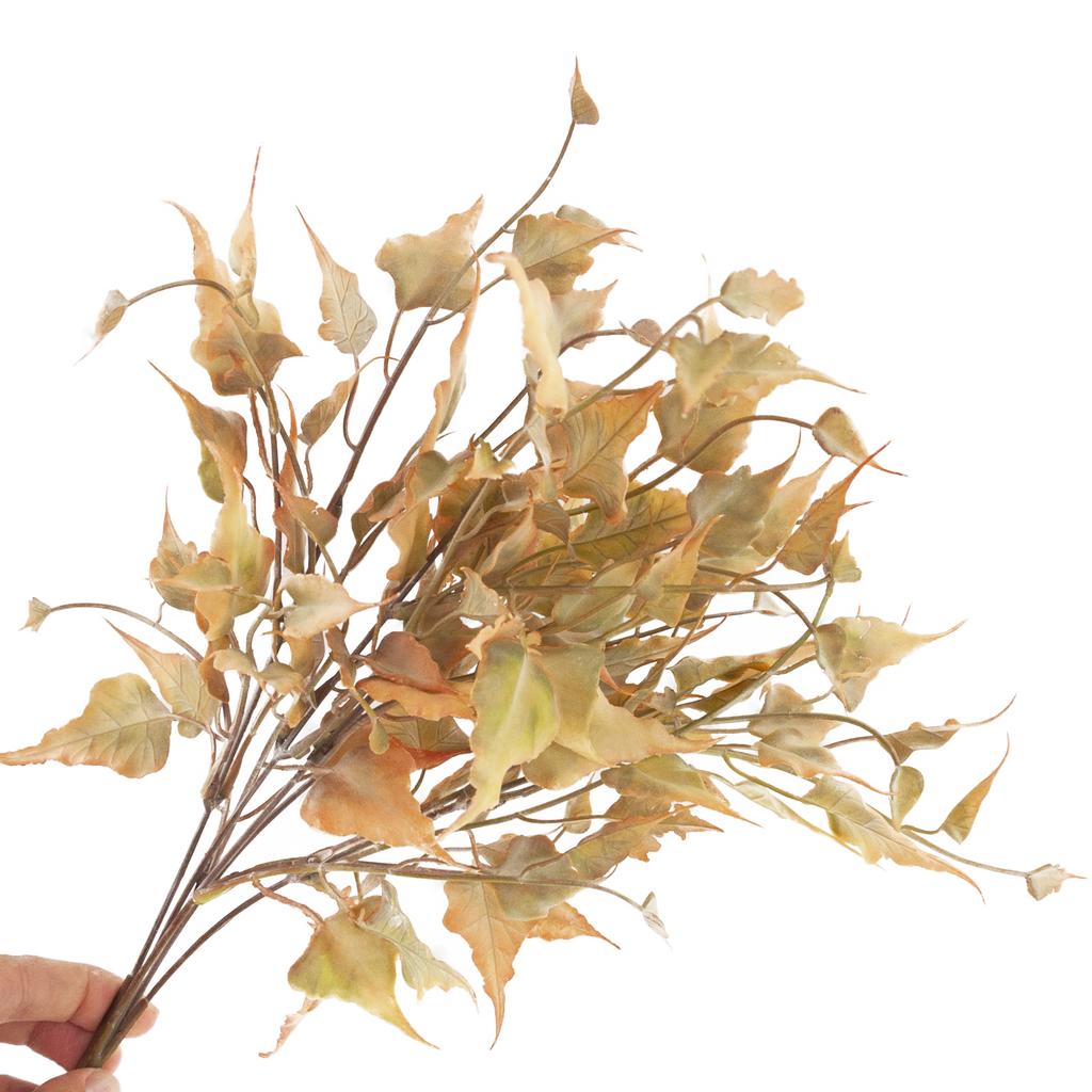 CV22198-4 Thistle Artificial Flowers Branch Complementary Bouquet Thistle Leaves Cemetery Decoration