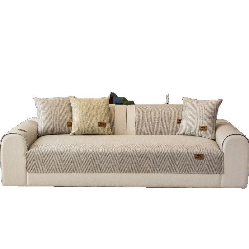 New Imitation Cotton And Linen Sofa Cushion, Universal In All Seasons, Simple And Advanced Sofa Seat Cushion, Non-Slip Cover Cover Cloth