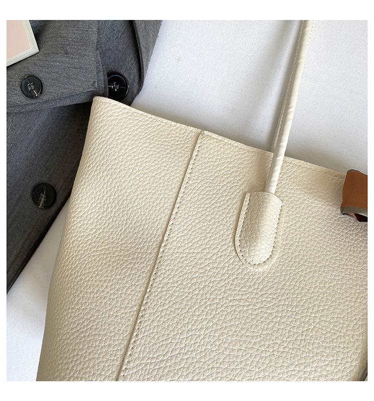 Women's 2026 Stylish Versatile Large Tote Bag - High-End Feel for Work & Casual Wear