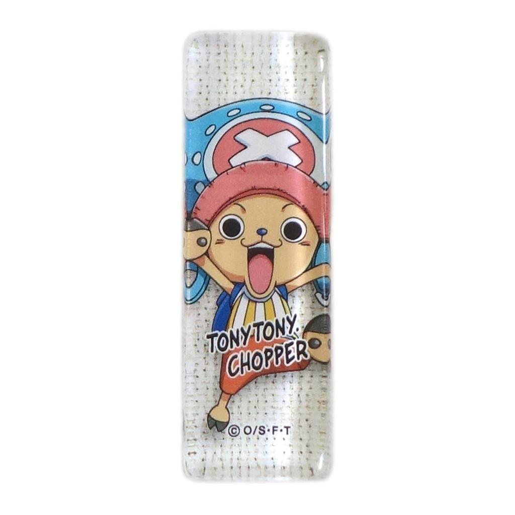 Chopper Straw Hat Pirates Glass Chopstick Rest 2x6cm Made in Japan 126555 "One Piece"