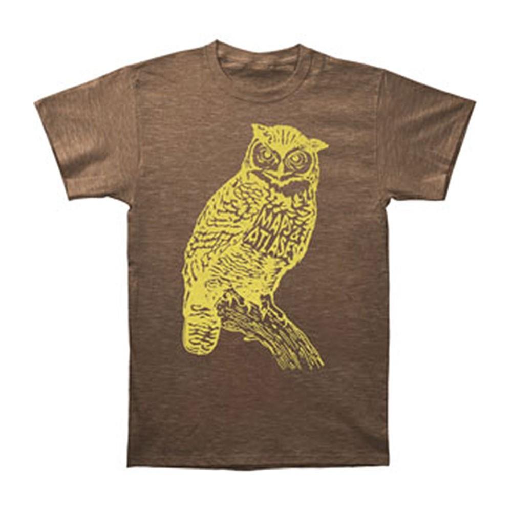 

Men s Maps Atlases Owl Slim Fit T-shirt Brown XL