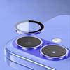 Aluminum Metal Ring Camera Protector For iPhone 17 17Air Rear Lens Tempered Glass Cover For iPhone 16 16Plus Lens Protective Cap