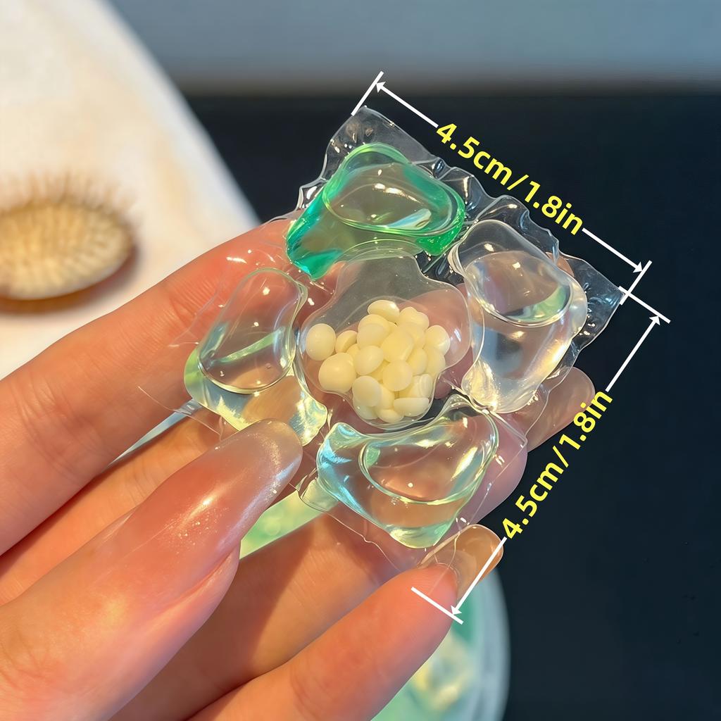 70pcs Laundry Beads, Concentrated Active Detergent, High Efficiency Stain Removal, Long-Lasting Fragrance, Easy to Clean Laundr