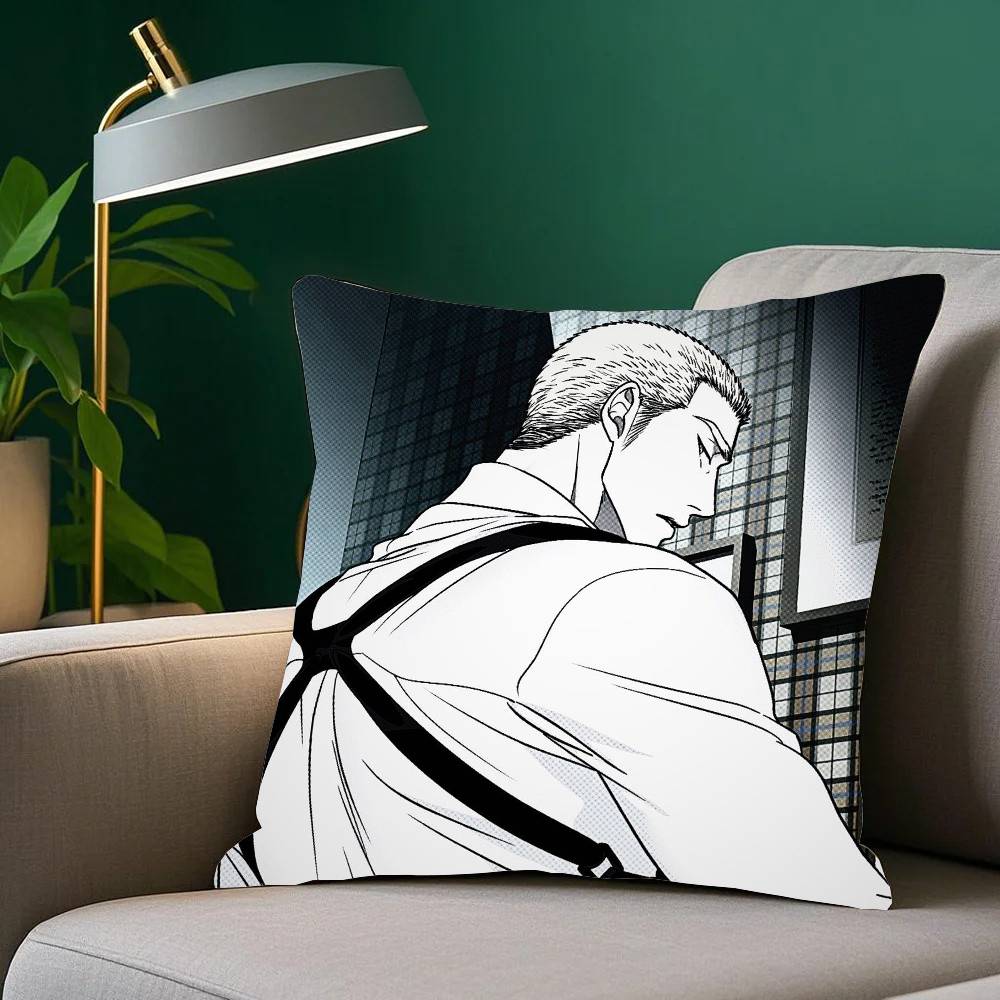 Anime S-Shutline Pillow Case Fashion Square Pillowcase Bedroom Sofa Room Ins Decoration Leisure