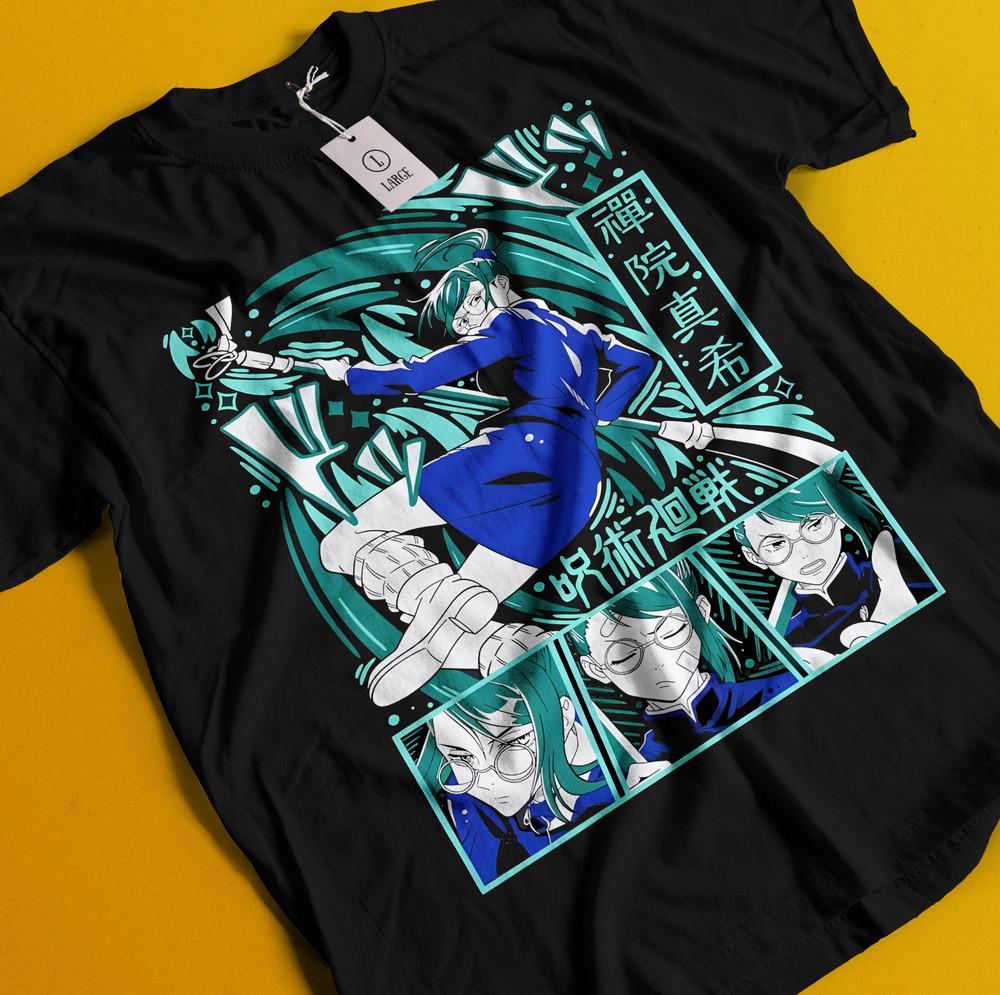 

Футболка Маки Зенин Футболка Сукуна Футболка Дзюдзюцу Кайсен Футболка Годжо Сатору Футболка Тоджи Юта S