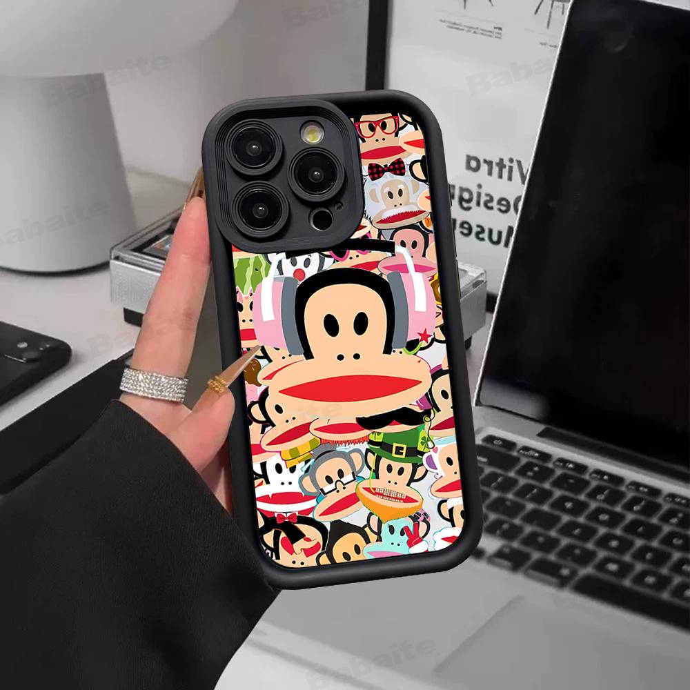 Classic P-Paul F-Frank Logo Phone Case For IPhone 17 16 15 14 13 12 11 Pro Max Mini Plus Soft TPU Back Cover