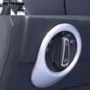 For Volkswagen VW T-Roc TROC 2018- 2024 2025 Carbon Fiber Head Light Lamp Adjustment Switch Cover Trim Interior Accessories