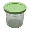 1-4Pcs Ice Cream Pints Cups For NIN JA CREAMI NC300s Series Ice Cream Maker Replacements Storage Jar With Sealing Lids Spoon Set