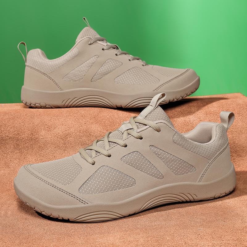 TUINANLE Barfußschuhe Herren Weite Zehenbox Nullabfall Zehen-Sneaker Minimalistisch Schwarz Freizeitschuhe für Damen