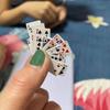 Mini Spot Poker Cards: Extra Small Travel-Size Douyin Style, Fun Gag Gift and Toy