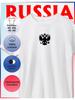 T-shirt with the Coat of Arms of Russia Print