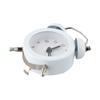 Twin Bell Loud Alarm Clock Metal Frame 3D Dial With Backlight Battery Operate Desk Table Alarm Clock For Home And Office