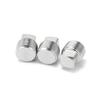1 unidad 1/8" 1/4" 3/8" 1/2" 3/4" 1" 1-1/4" 1-1/2" 2" Pt Npt Macho Acero Inoxidable 304 Tapa Tapón de Extremo Cuadrado Accesorio de Tubería