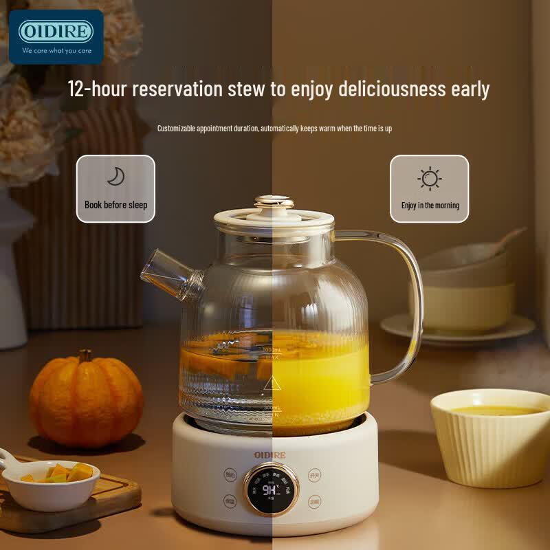 OIDIRE 1L Smart Electric Glass Health Kettle
