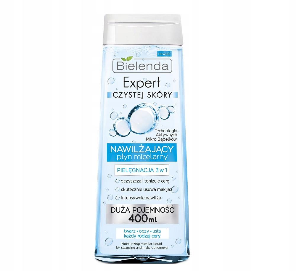 Bielenda Expert Micellar Liquid 400 Moisturizing 3In1 Blue