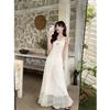 2026 Women's Chic Embroidered Camisole Dress: Sleek Summer Style, Waist-Cinching, Trendy, and Slimming