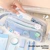 Large Capacity Pencil Case Cartoon Stationery Storage Pouch New Zipper Pen Bag  Stationery Supplies