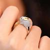 Milangirl  Cubic Zirconia Open Wedding Adjustable Rings Cute Finger Ring Bunny Animal  Rabbit Shape Rings for Women