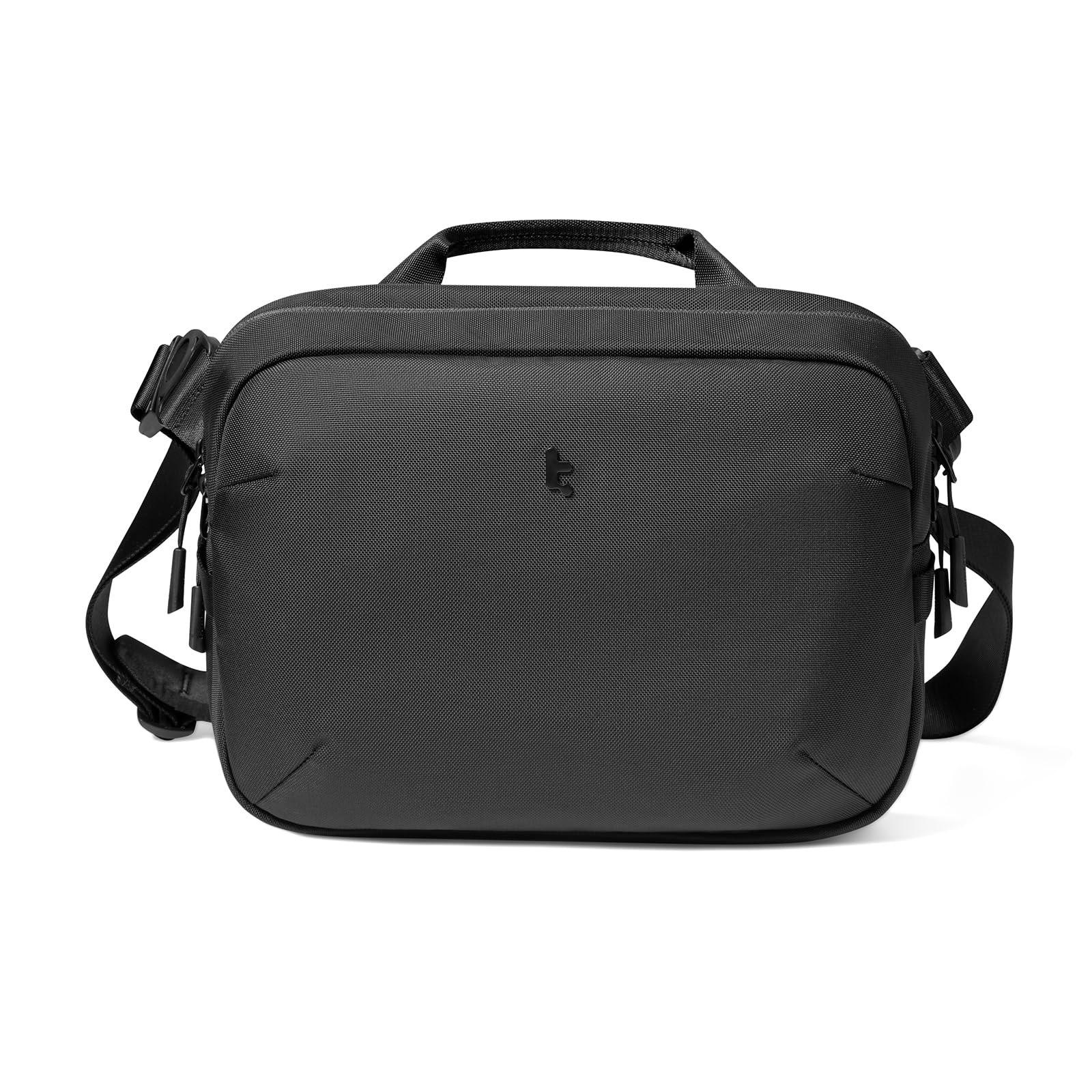 

Shoulder Bag 11 inch iPad Pro Crossbody Tablet Bag inch iPad Air Messenger Bag Water Repellent Large Capacity Small Item Storage Black [tomtoc]