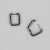 AUGUST ALICE Lumi Linea Square Black Ring Earring